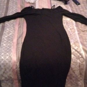 Long black dress , Size M ,
